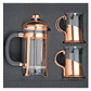 Set de Cafetera Francesa y Tazas Encobrizada - Miniatura 2