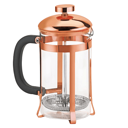 Set de Cafetera Francesa y Tazas Encobrizada 3