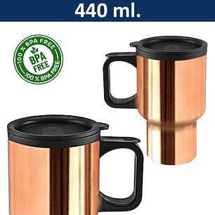 Mug Térmico Encobrizado 440 ml