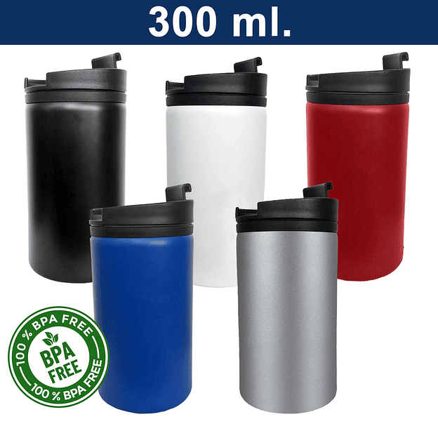 Mug Térmico Acero inoxidable 300 ml 1