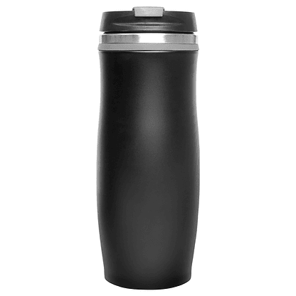 Mug Térmico Acero inoxidable Negro 450 ML 6