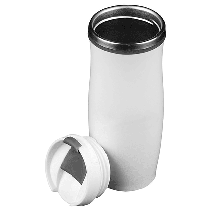 Mug Térmico Acero inoxidable Blanco 450 ml 4