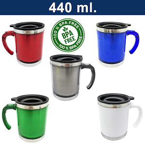 Mug Térmico Acero Inoxidable 440 ml
