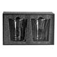 Set de 2 vasos de vidrio doble pared 230 ml - Miniatura 3