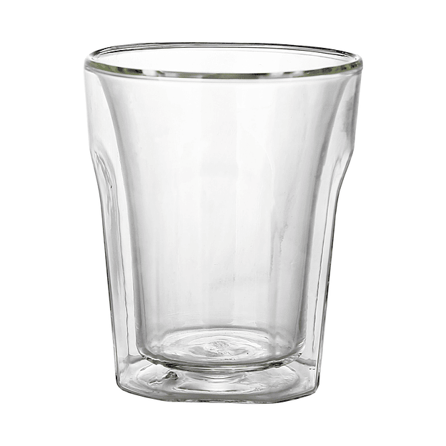 Set de 2 vasos de vidrio doble pared 230 ml 2