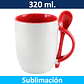 Tazón Sublimación Bicolor con cuchara 320 ml - Miniatura 3