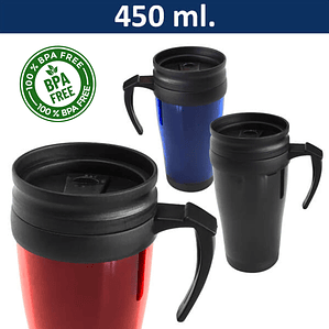 Mug Térmico Plástico 450 ml