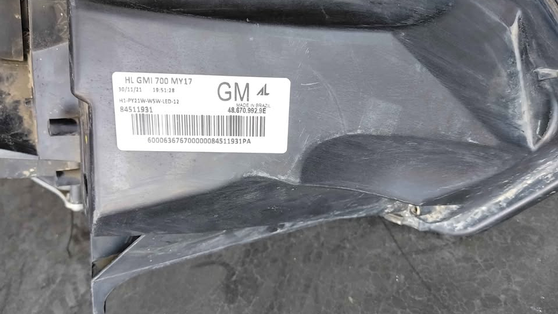 Optico lh completo original Chevrolet Colorado 2019 al 2023 4