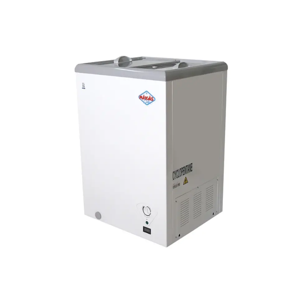 CONGELADOR 100LTS MAIGAS TAPA VIDRIO 2
