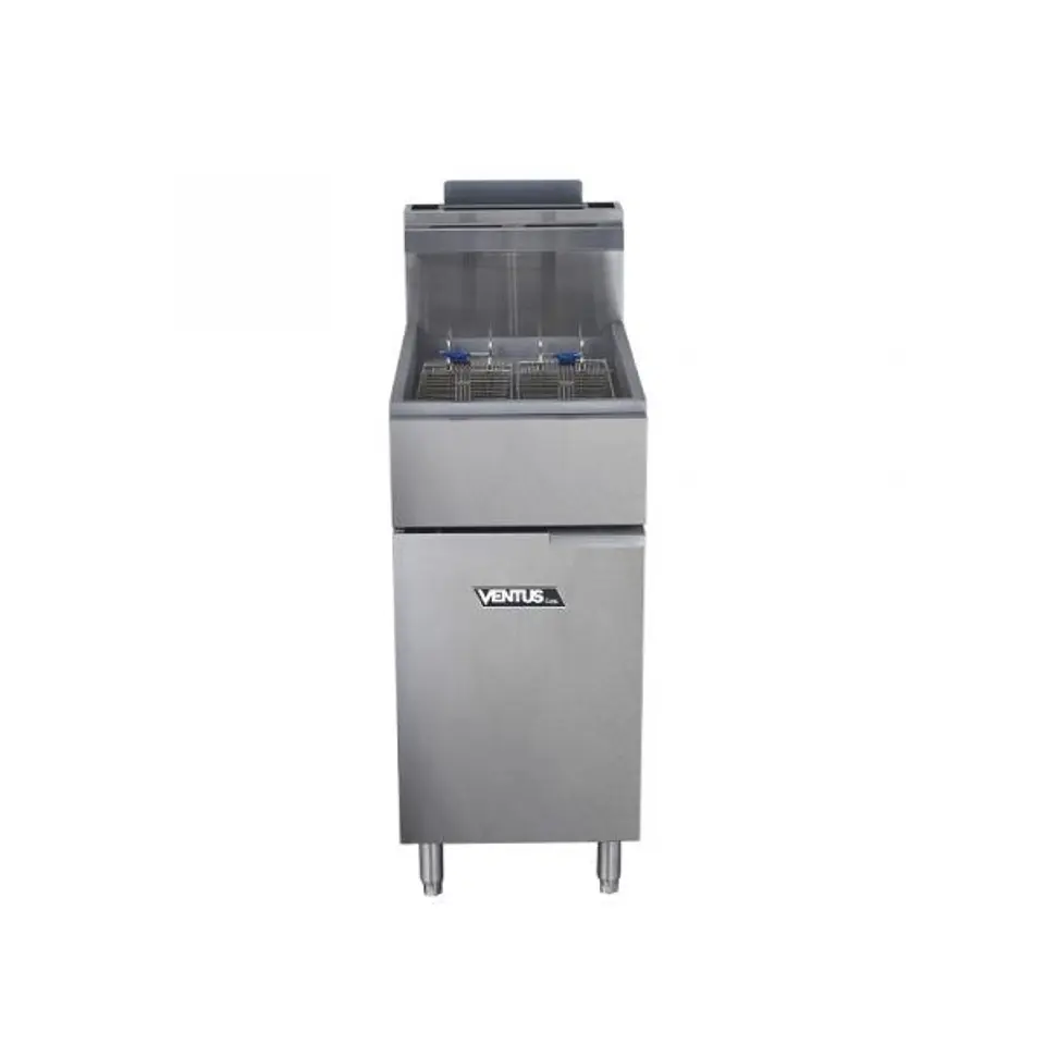 FREIDORA GAS VENTUS 2 CANASTILLOS 22LTS GAS LICUADO 2