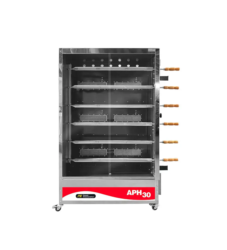 ASADOR DE POLLO A GAS KITCHENETTE 6 ESPADAS (24 POLLOS) 2
