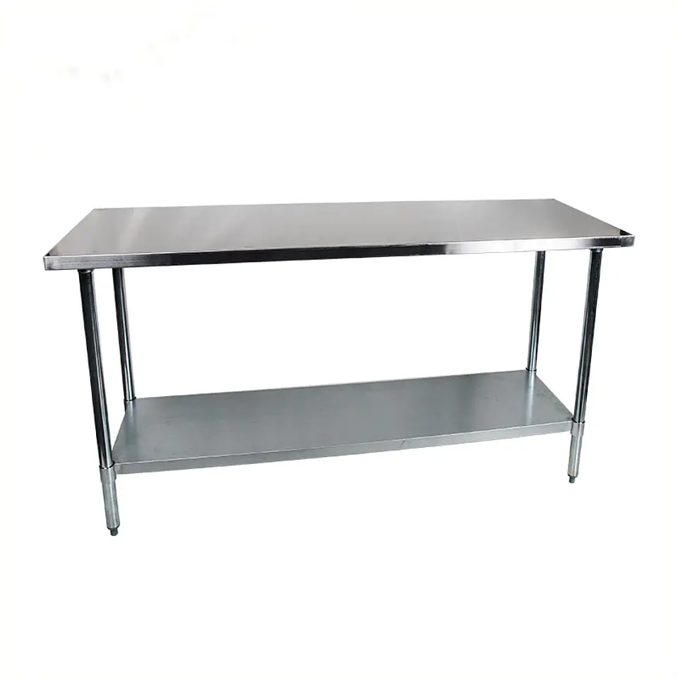 MESÓN ACERO INOX. CENTRAL 150X60X90CM 2
