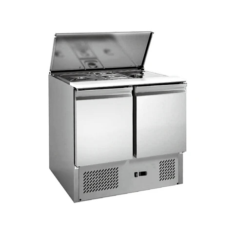 MESÓN TRABAJO REFRIGERADO SALADETTE 10DEP 2 PUERTAS