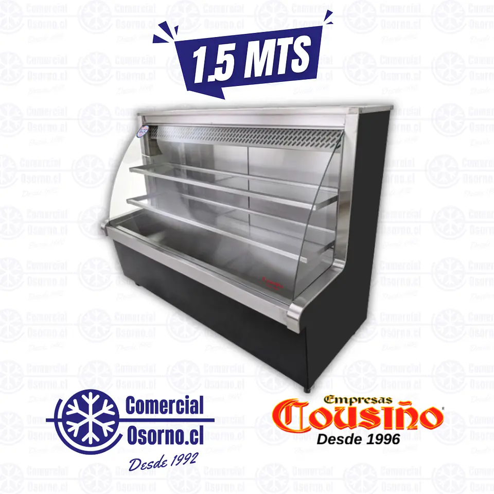 VITRINA REFRIGERADA 1,5M CURVA COUSIÑO 1