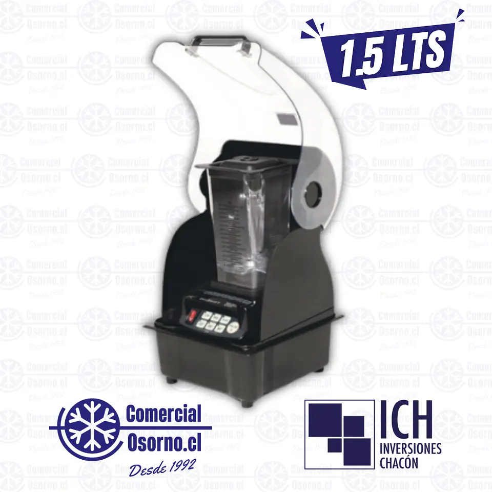 LICUADORA CON CAPOTA JTC BPA FREE 1.5LT (ESTILO STARBUCKS) 1