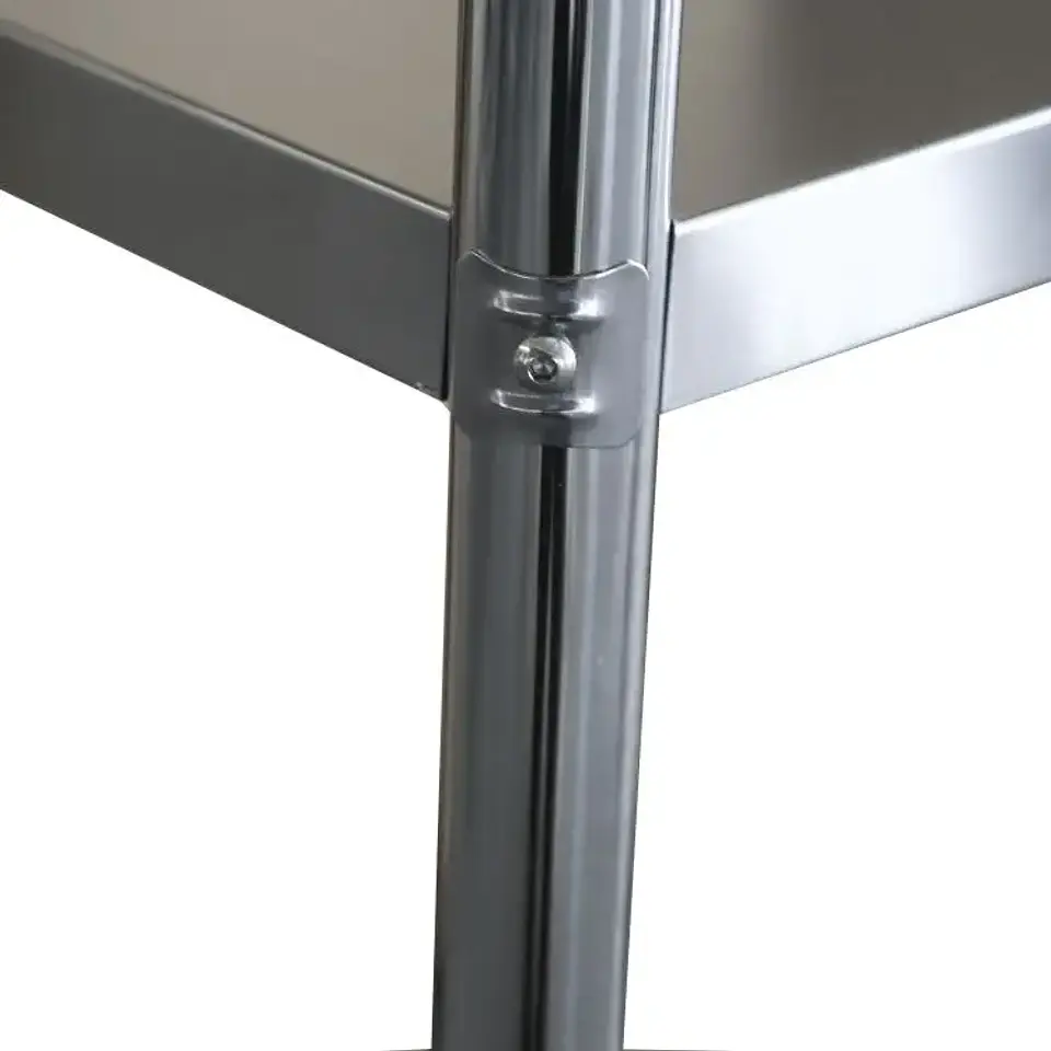 ESTANTERÍA ACERO INOX. LISA 120X50X155CM ITA 2
