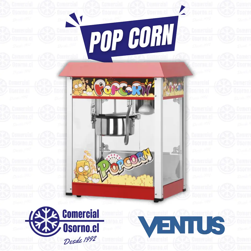 MÁQUINA CABRITAS ELÉCTRICA POP CORN SOBREMESA VENTUS 1