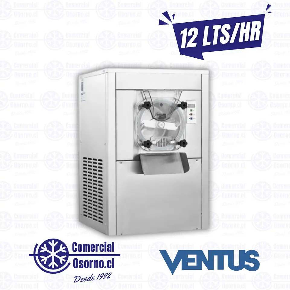 MÁQUINA HELADOS ARTESANAL 12LTS/HR Vsph-128 VENTUS 1