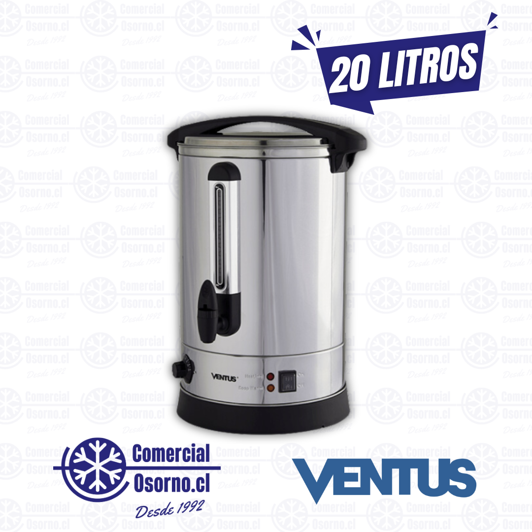 20 Lts Hervidor De Agua Electrico Grande Vha 20 Calentador