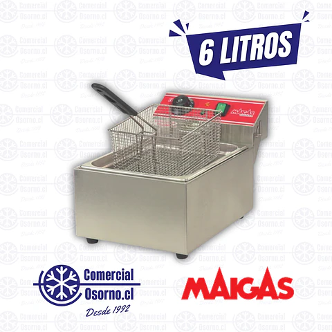 FREIDORA ELÉCTRICA ITA 1 DEP. 6LTS
