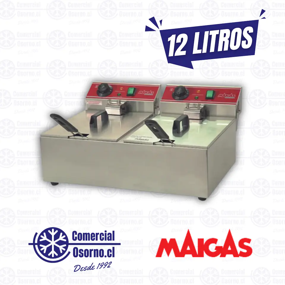 FREIDORA ELÉCTRICA ITA 2 DEP. 12LTS 1