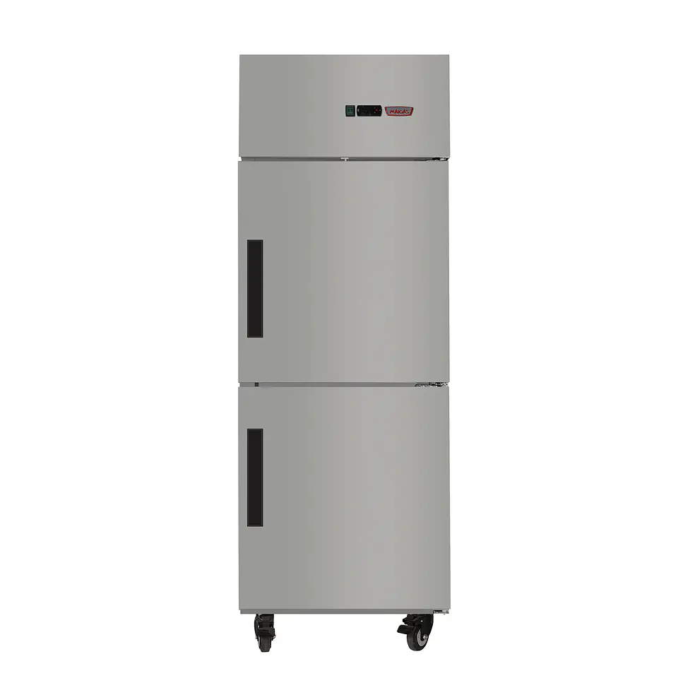 CONGELADOR VERTICAL 500LTS. 2 PUERTAS ACERO MAIGAS 2