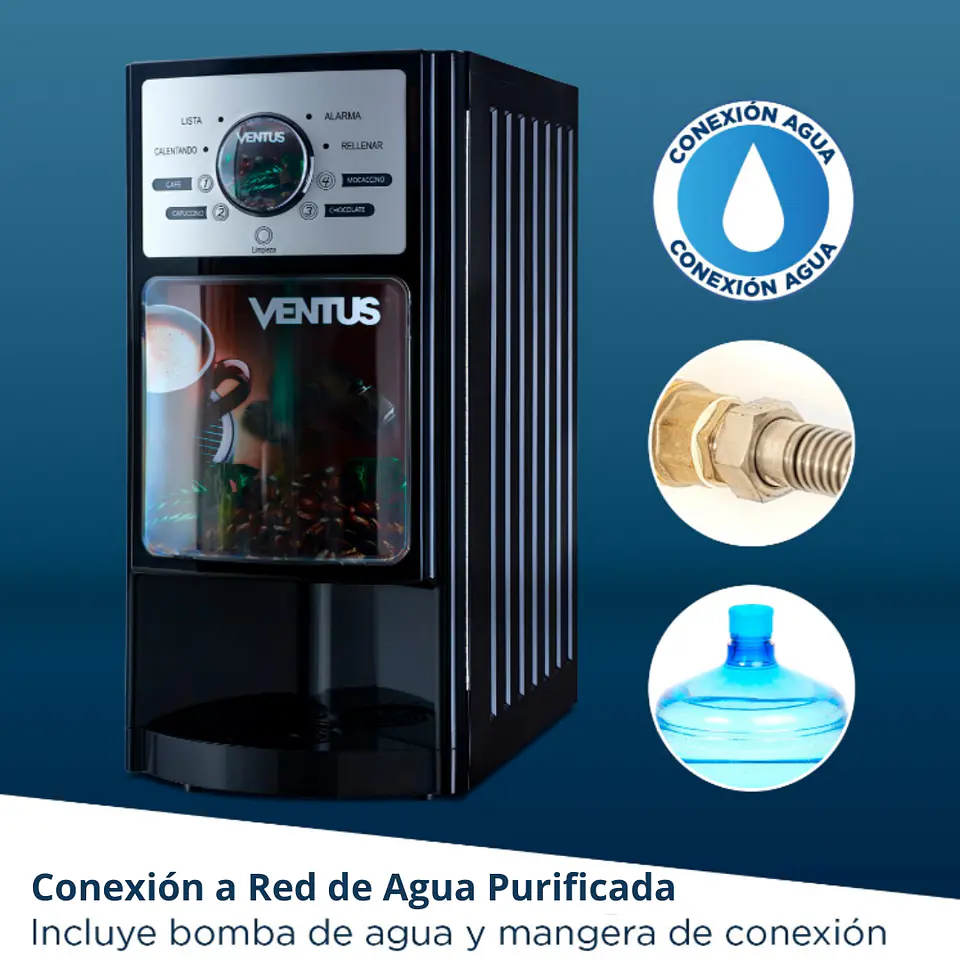 MÁQUINA DE CAFE VENTUS + 4 CAFES 1KG C/U GAIA4 4