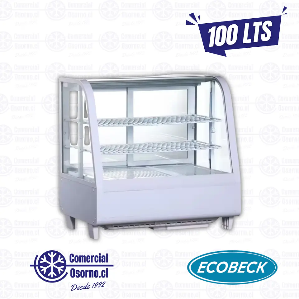 VITRINA PASTELERA SOBREMESÓN ECOBECK (BLANCA) 1