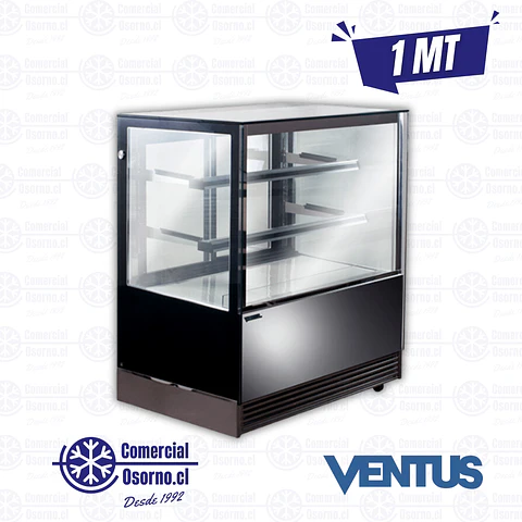 VITRINA PASTELERA 1MT RECTA VENTUS