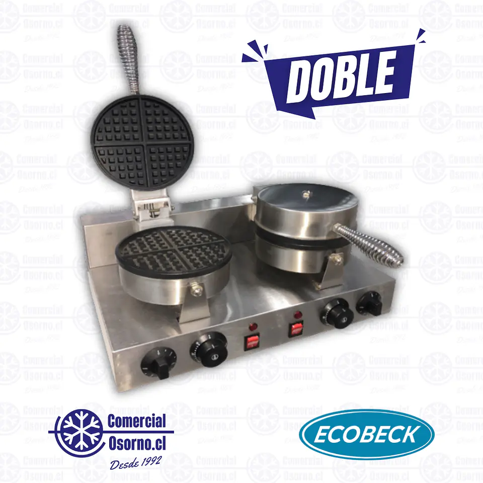WAFFLERA ELÉCTRICA DOBLE 1