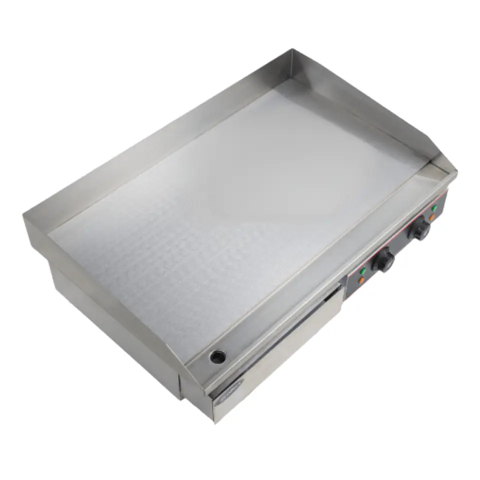 PLANCHA CHURRASQUERA 73X47CM LISA ELÉCTRICA ECOBECK 2