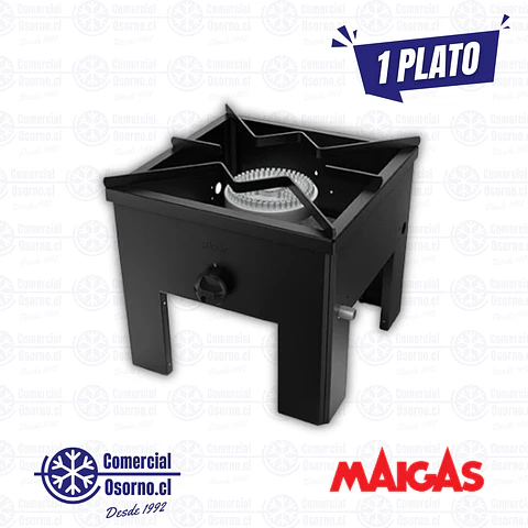 ANAFE MAIGAS 1 PLATO BAJO 43X43CM
