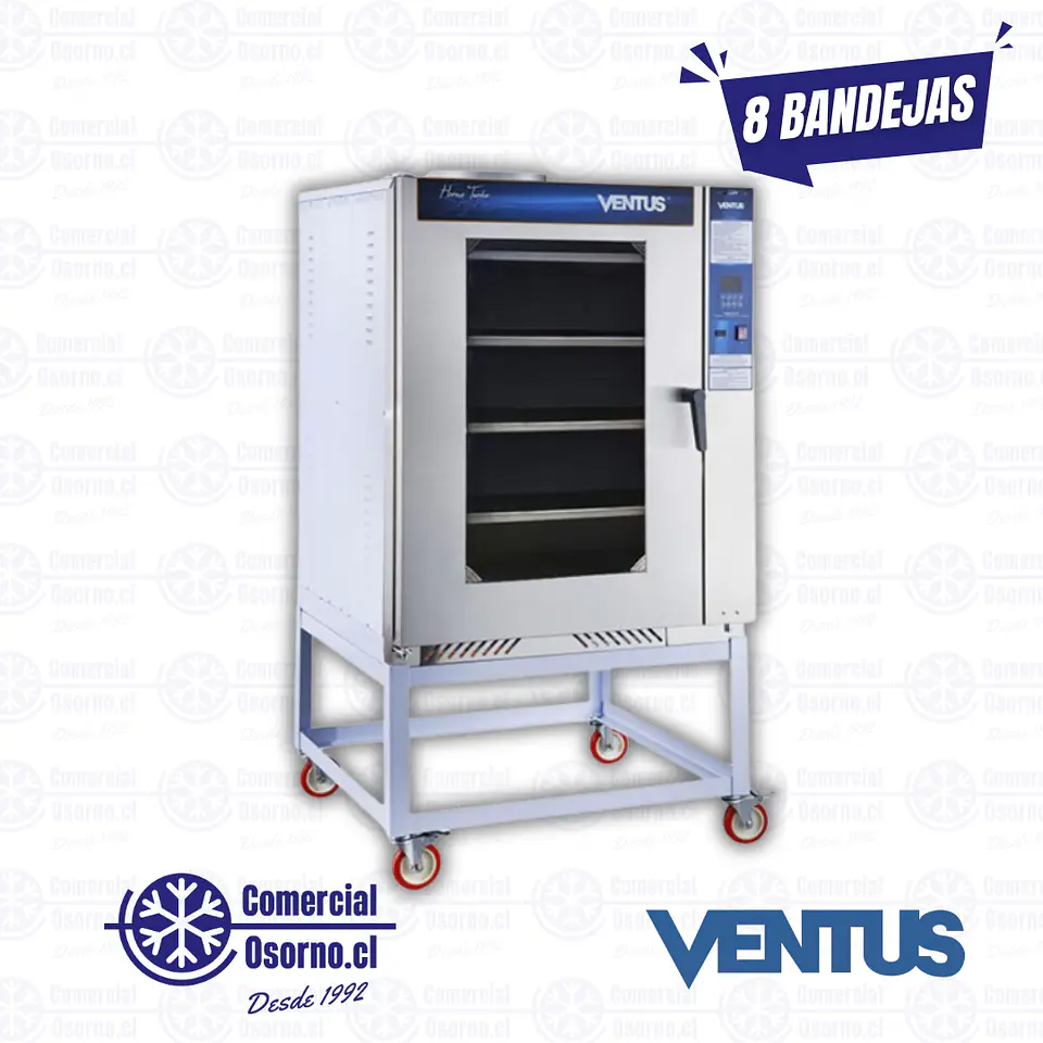 HORNO CONVECTOR 8 BANDEJAS VENTUS A GAS PRP-8000 1