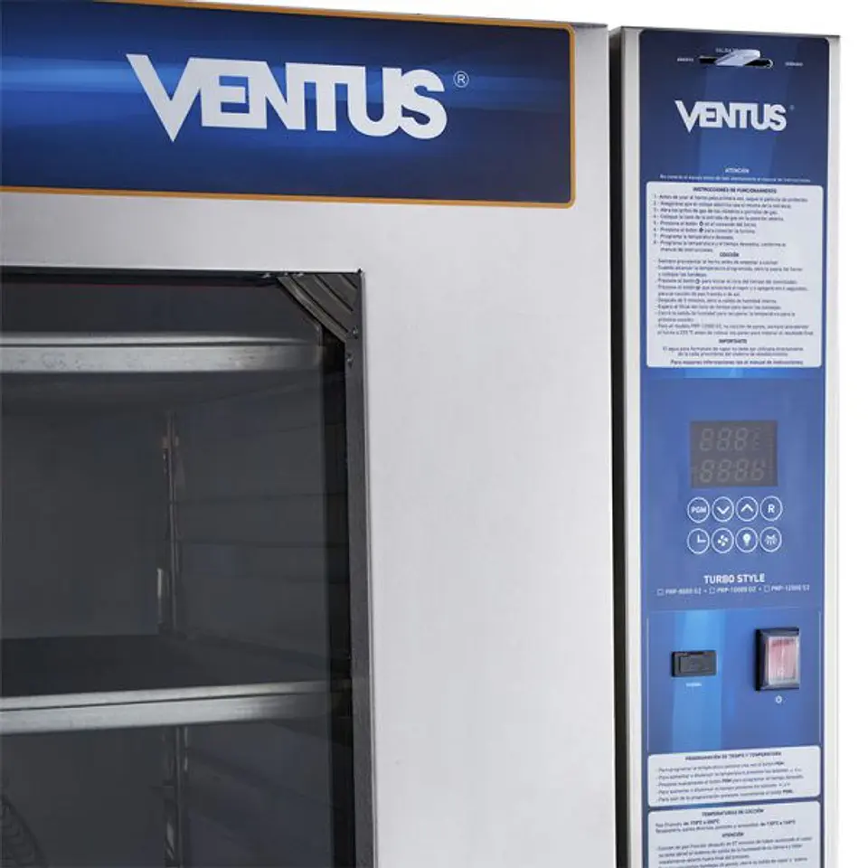 HORNO CONVECTOR 8 BANDEJAS VENTUS A GAS PRP-8000 3