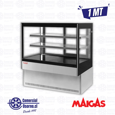 VITRINA PASTELERA 1MT RECTA MAIGAS