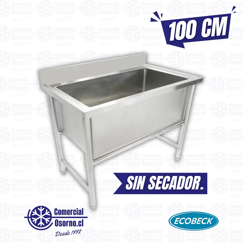 LAVAFONDO 1 TAZA SIN SECADOR. 100X70X90CM ECOBECK 1