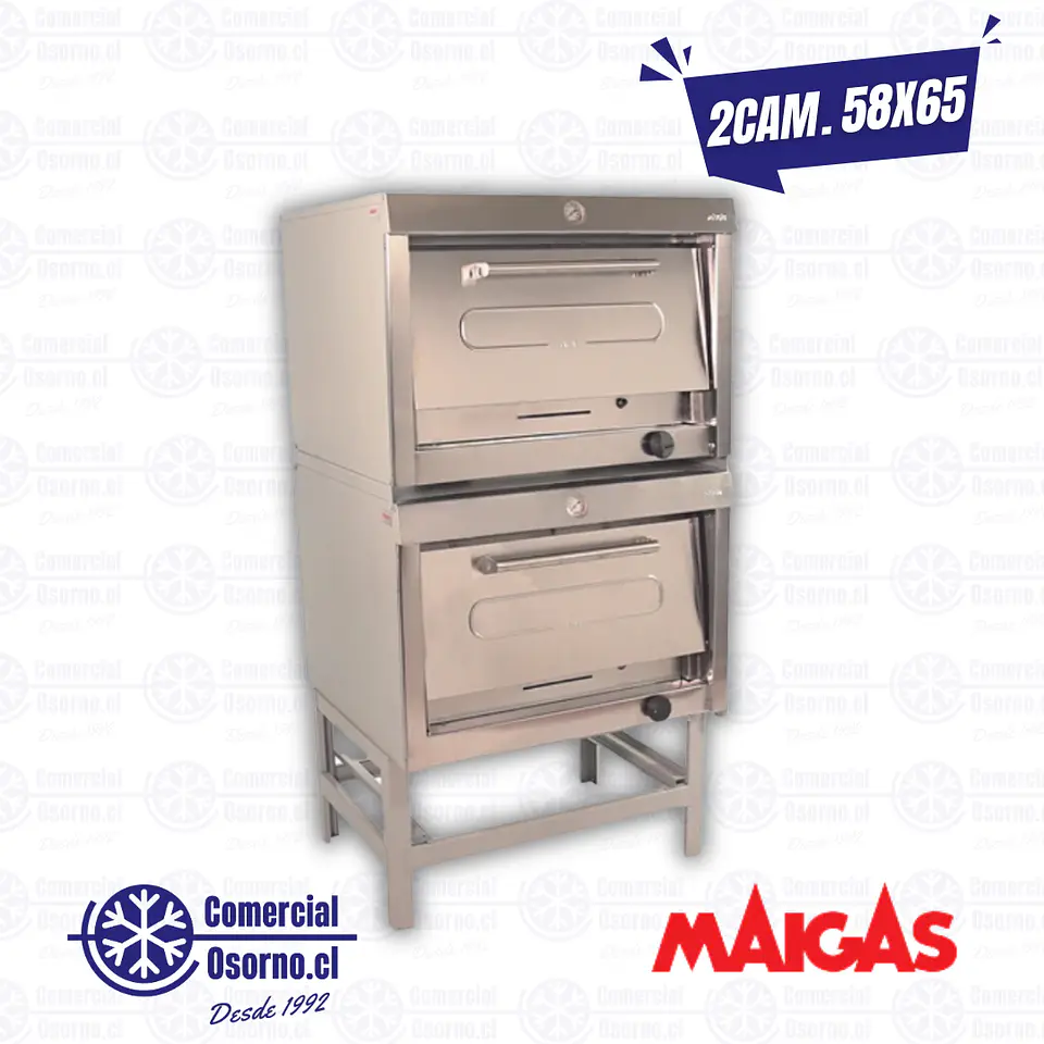 HORNO MAIGAS 2 CÁMARAS 58X65CM 1