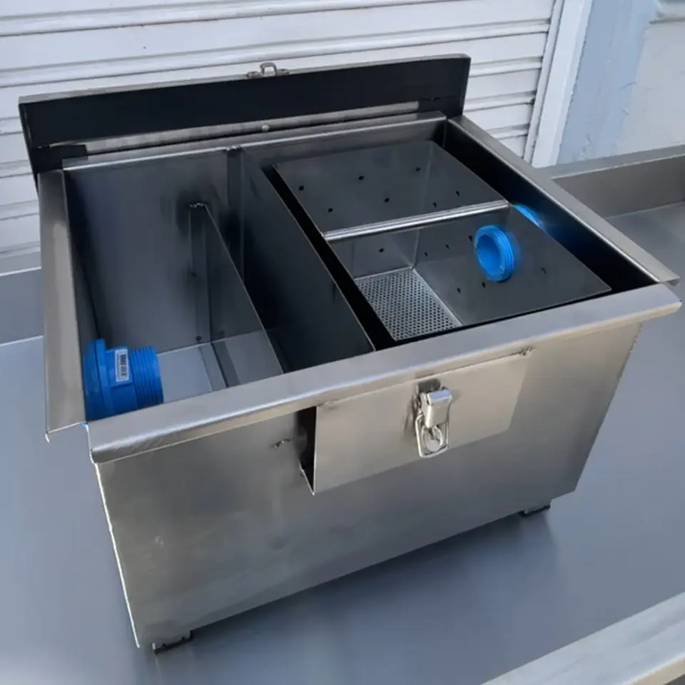 CAMARA DESGRASADORA 20LTS ACERO INOX. 2
