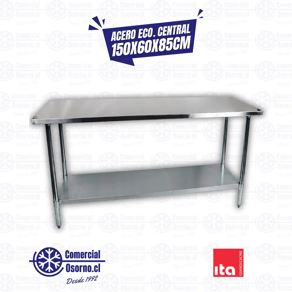 MESÓN CENTRAL ECONÓMICO ITA 150X60X85CM 1