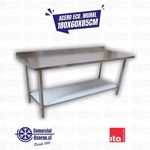 MESÓN MURAL ECONÓMICO ITA 180X60X85CM