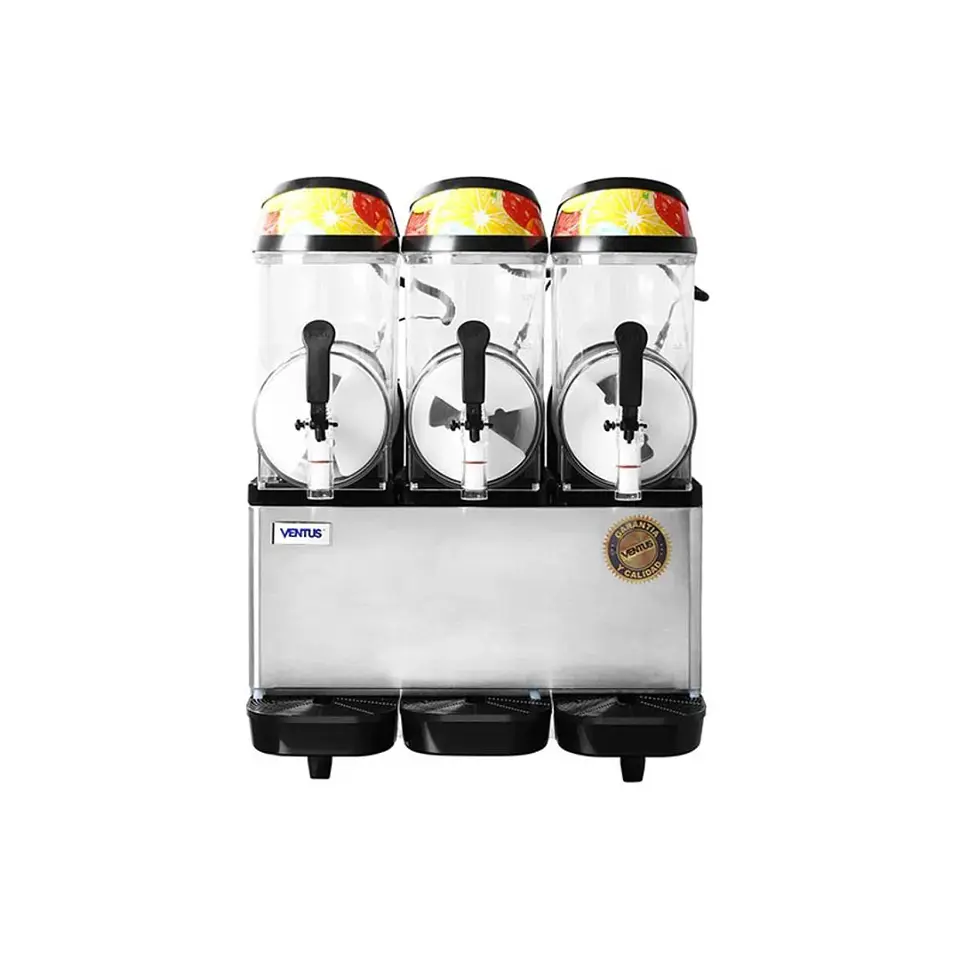 MÁQUINA DE GRANIZADOS 3 VASOS 12X3LTS VENTUS Vg-123A 4