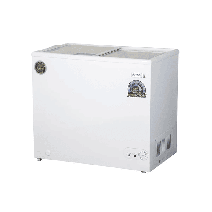 CONGELADOR 210LTS TAPA VIDRIO VENTUS 2