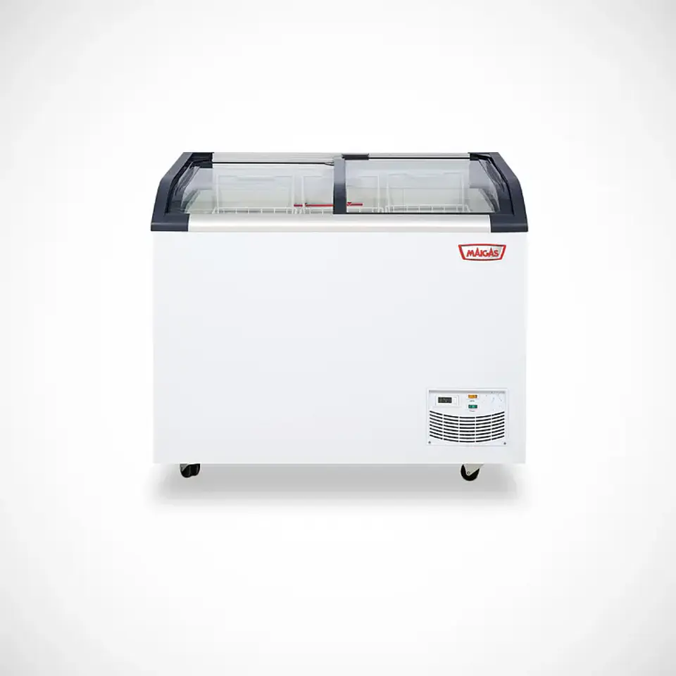 CONGELADOR 320LTS TAPA VIDRIO MAIGAS 2