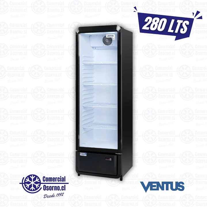 VISICOOLER 280LTS INVERTER VENTUS (AIRE FORZADO) VC280INV 1
