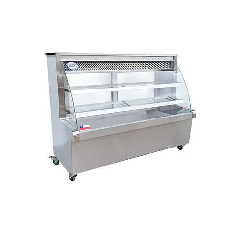 VITRINA REFRIGERADA 1,2M CURVA ACERO COUSIÑO