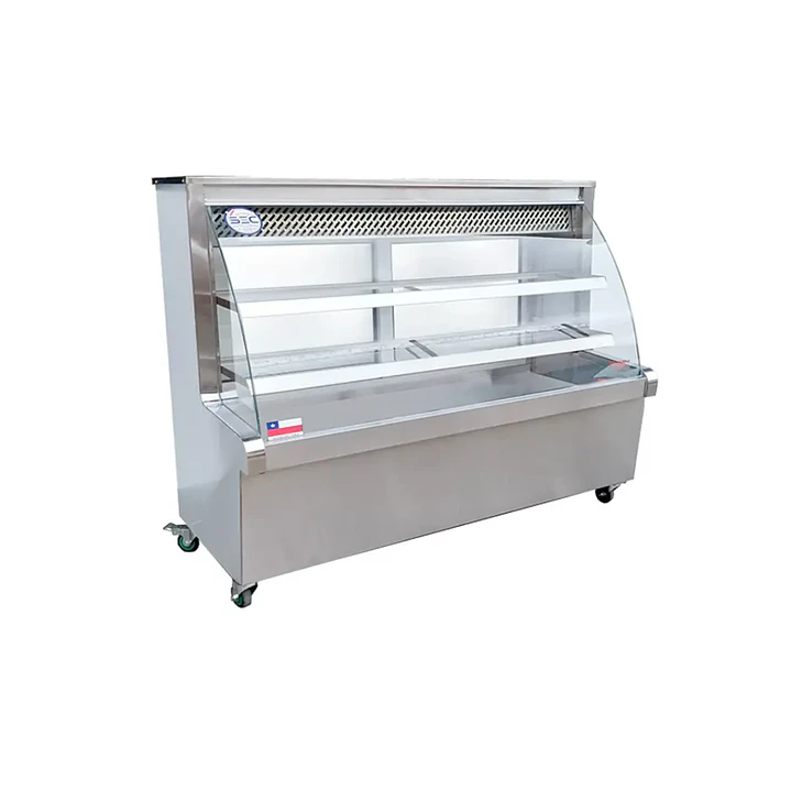 VITRINA REFRIGERADA 1,2M CURVA ACERO COUSIÑO 2