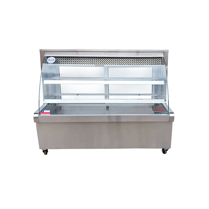 VITRINA REFRIGERADA 1,2M CURVA ACERO COUSIÑO 4