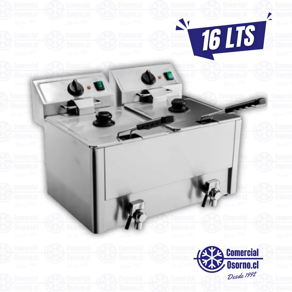 FREIDORA ELÉCTRICA 2 DEPOSITOS 16LTS DESPICHE 1
