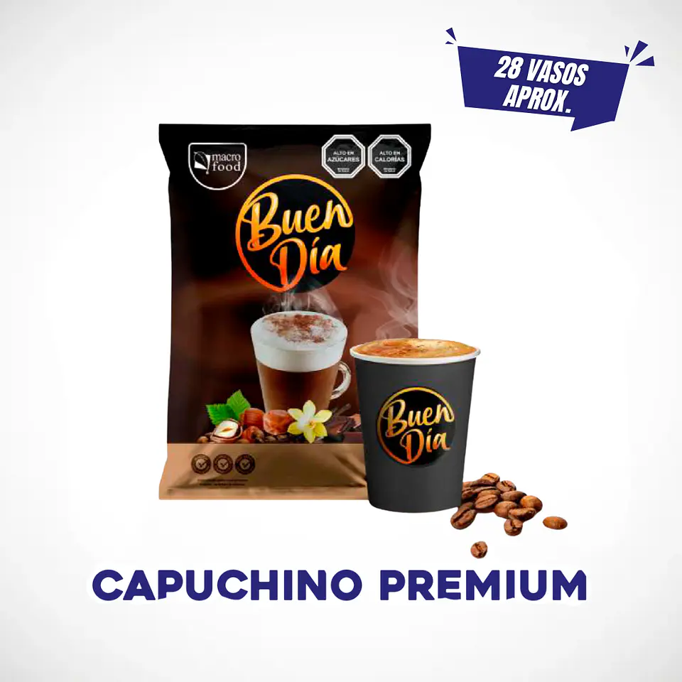 CAFÉ CAPUCHINO PREMIUM 1KG BUEN DÍA 1