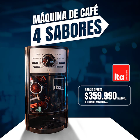 MÁQUINA DE CAFE ITA 4 SABORES